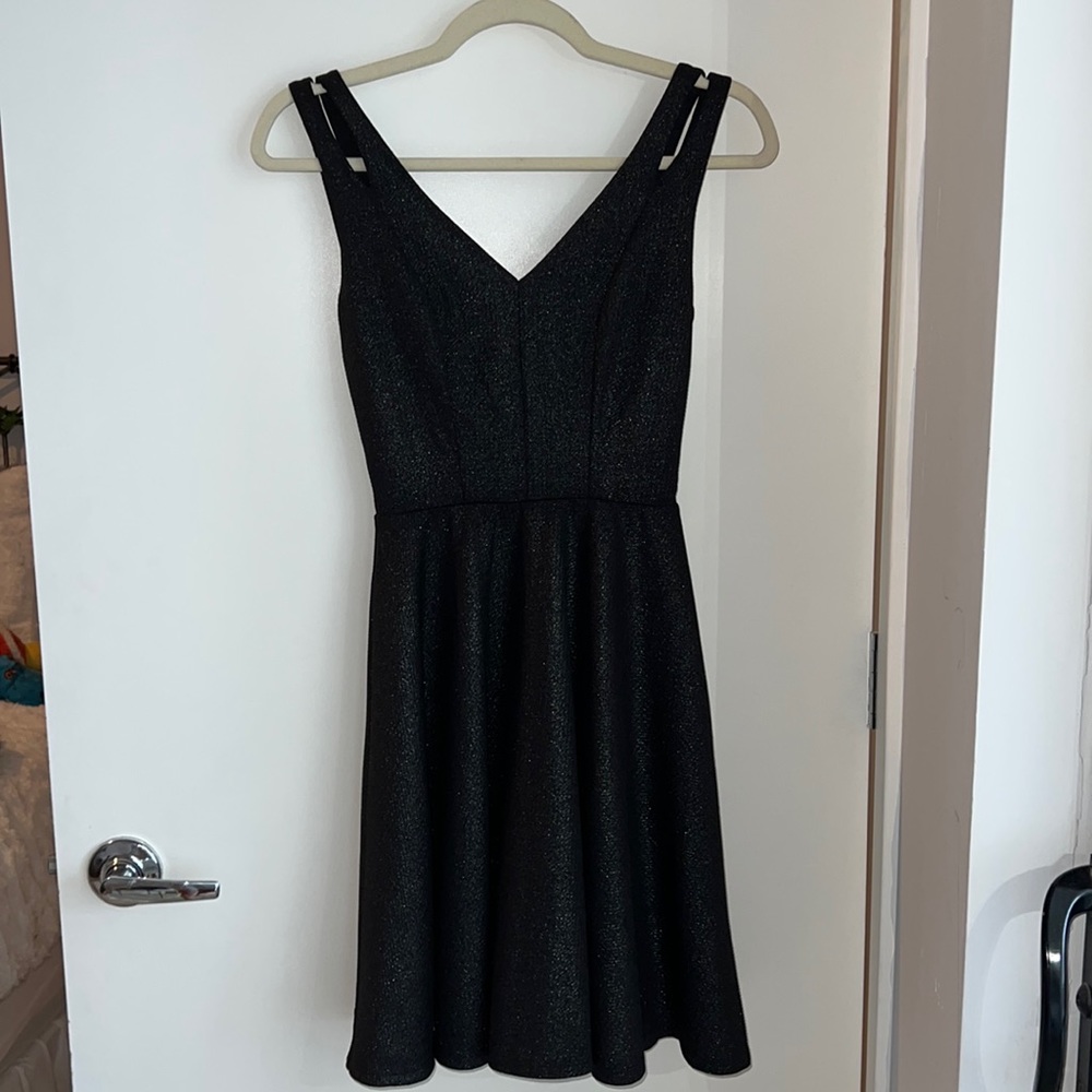 Sparkly black dress